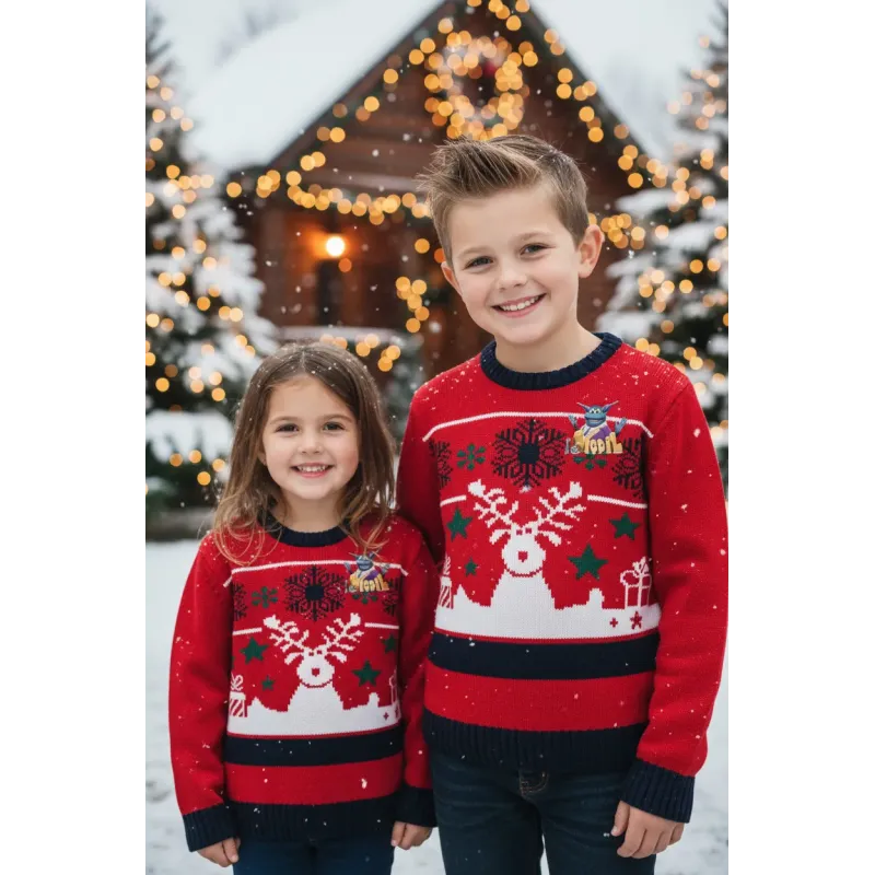 Pull de Noël Enfant Le Bigdil