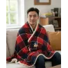 Plaid Sherpa de Noël Le Bigdil