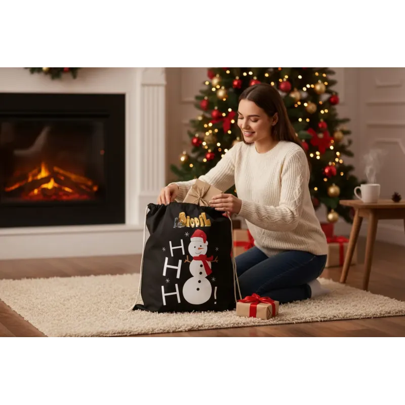 Sac cordon Bonhomme de neige Le Bigdil