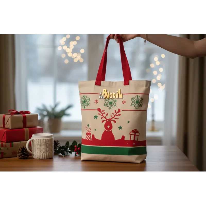 Sac shopping de Noël Le Bigdil