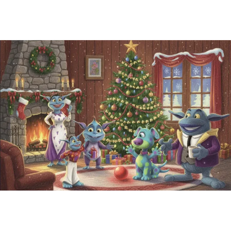 Tapis de souris de Noël Le Bigdil